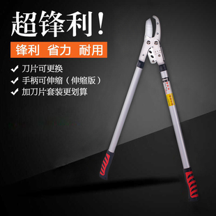 黄师傅进口园林高枝剪刀伸缩修枝剪大力果树剪园艺剪树枝剪刀粗枝
