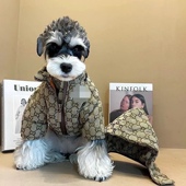 狗狗衣服秋冬防风法斗雪纳瑞比熊泰迪猫宠物连帽秋冬