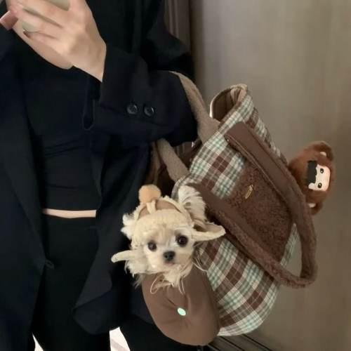 猫宠物手提包小型犬狗狗外出包泰迪马尔济斯手提猫包可爱