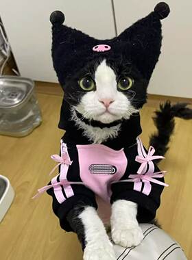 斯芬克斯无毛猫德文宠物猫咪通用冬季棉衣套装超暖和亲肤