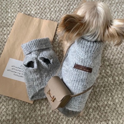 狗狗衣服毛衣秋季秋冬小型犬超小体博美比熊马尔济斯宠物衣服