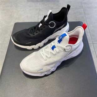 李宁正品2024夏秋款灵动运动减震跑步鞋男女情侣网面透气 AGLT131