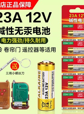 23a12v27a锂电池L1028 VA23GA MS21 L828 MN27A27遥控器电池27A碱