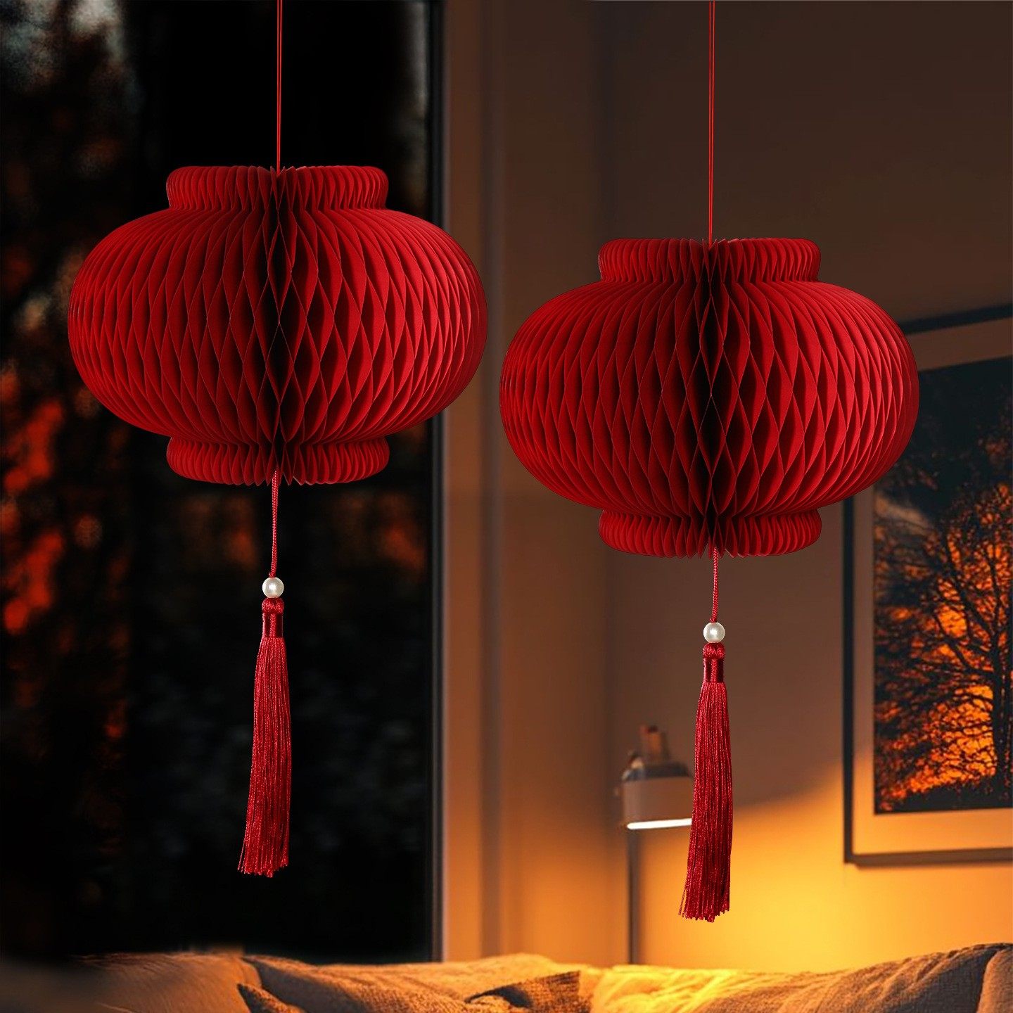 新年立体春字灯笼挂件2026马年蜂窝球装饰品房门壁挂春节过年布置,节庆用品/礼品,灯笼,淘宝优惠券,粉丝福利购,淘宝优惠卷