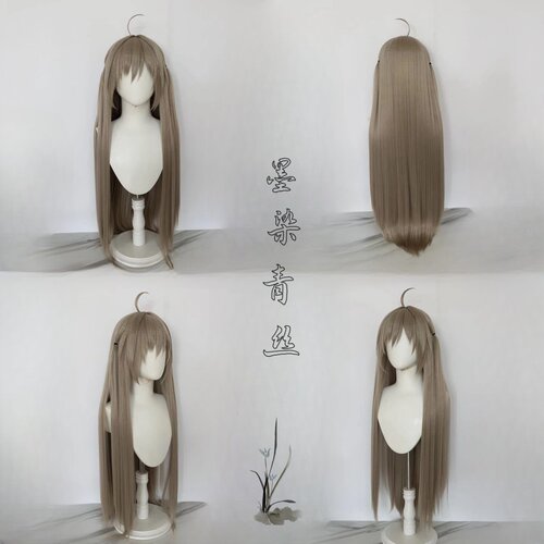 来图定制cos假发墨染青丝