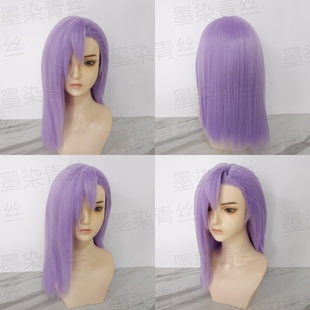 墨染青丝假发定制JOJO的奇妙冒险 梅洛尼cos假发一件定做假毛