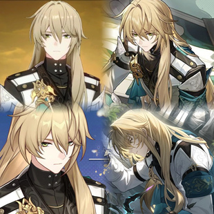 墨染青丝假发定制崩坏 星穹铁道 罗刹cos假发一件起定做各种假毛