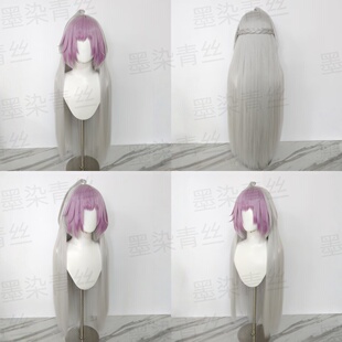 墨染青丝假发定制阿塔兰忒cos假发一件起定做各种人物的假毛假发