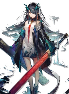 墨染青丝定制假发 明日方舟 夕cos假发定做各种人物假毛假发