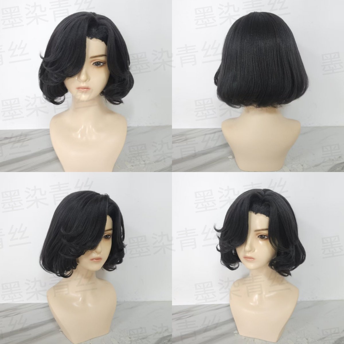 墨染青丝来图定制cos假发