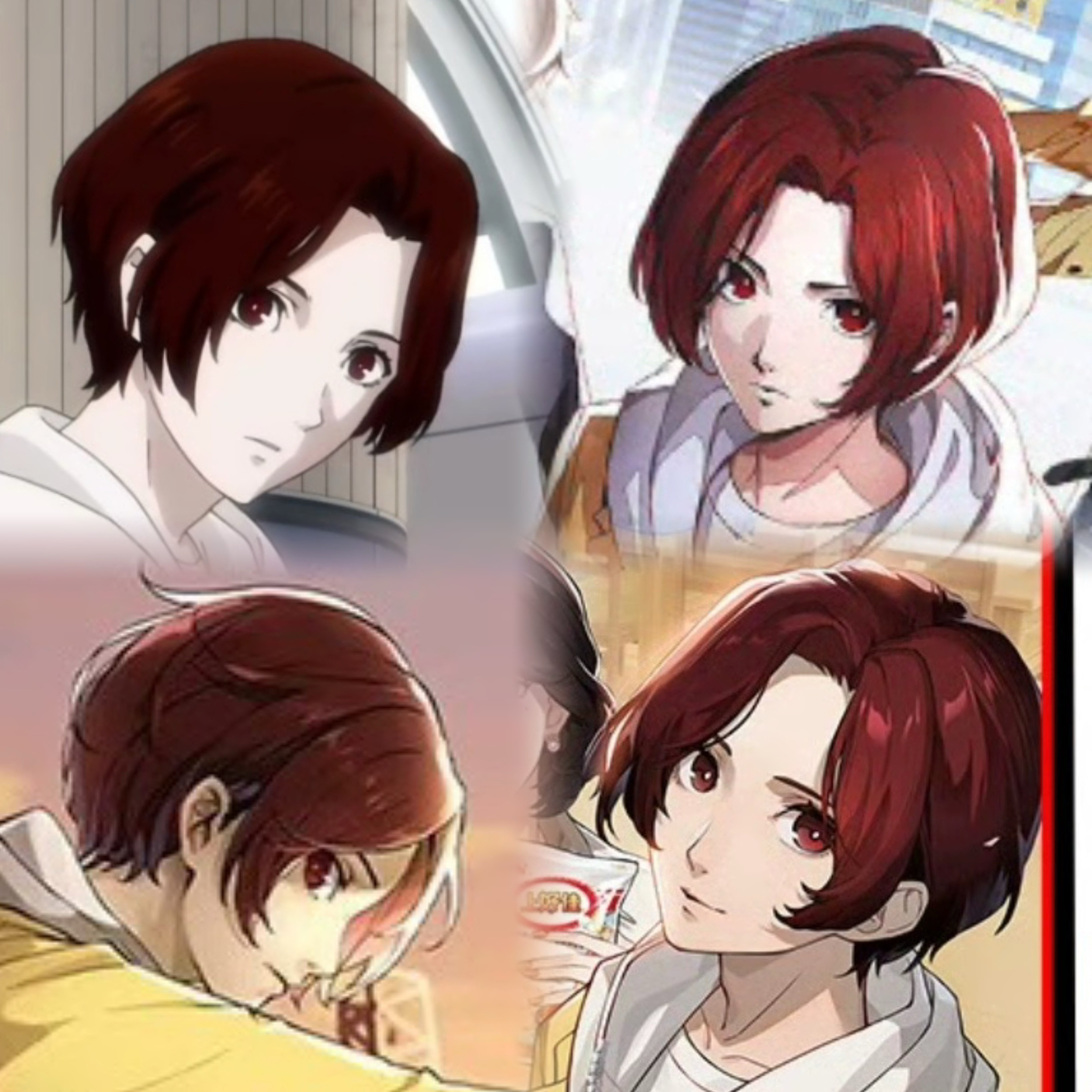 来图定制cos假发墨染青丝