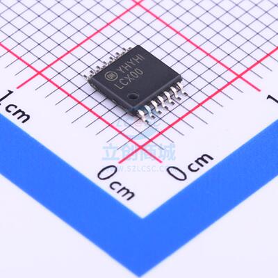 逻辑门 74LCX00MTCX TSSOP-14 ON 全新原装进口