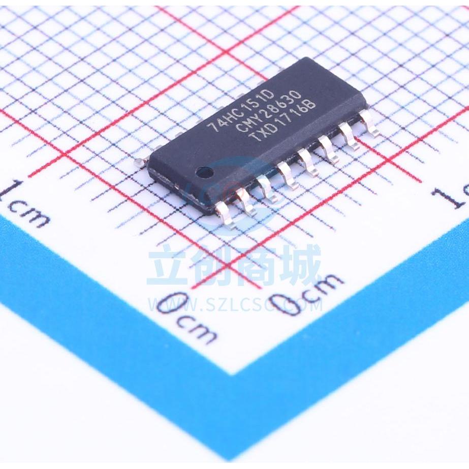 信号开关/编解码器/多路复用器 74HC151D,653 SOIC-16 全新原装进