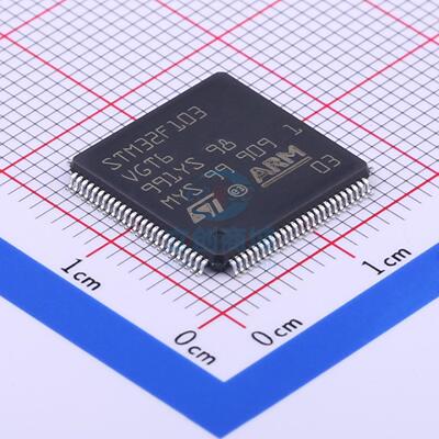 单片机(MCU/MPU/SOC) STM32F103VGT6 LQFP-100_14x14x05P ST 全新