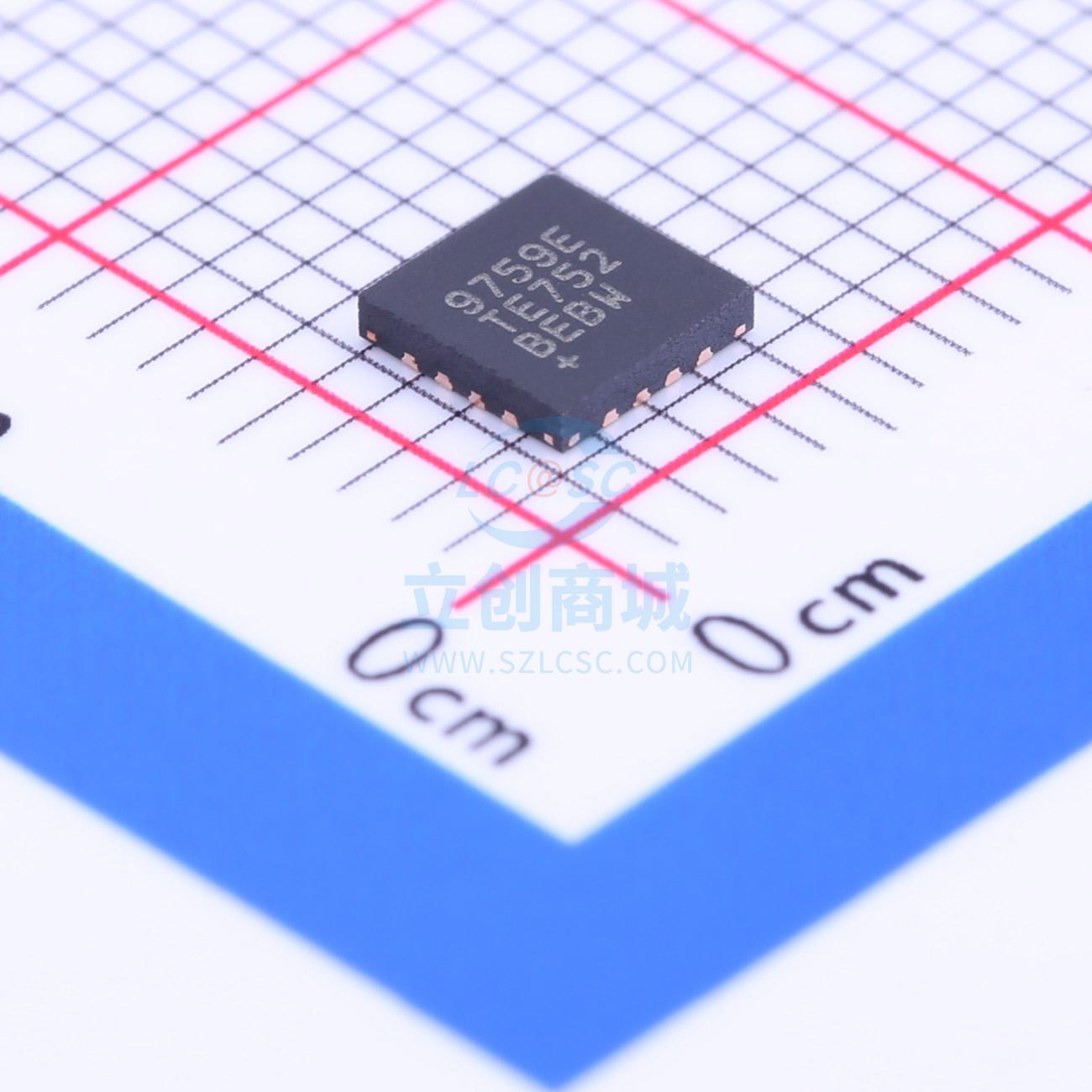 音频功率放大器 MAX9759ETE+ TQFN-16_4x4x065P MAXIM 全新原装进