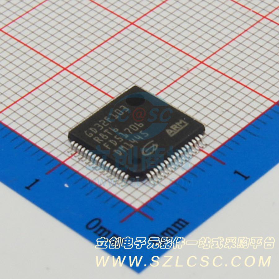 单片机(MCU/MPU/SOC) GD32F103R8T6 LQFP-64_10x10x05P 全新原装