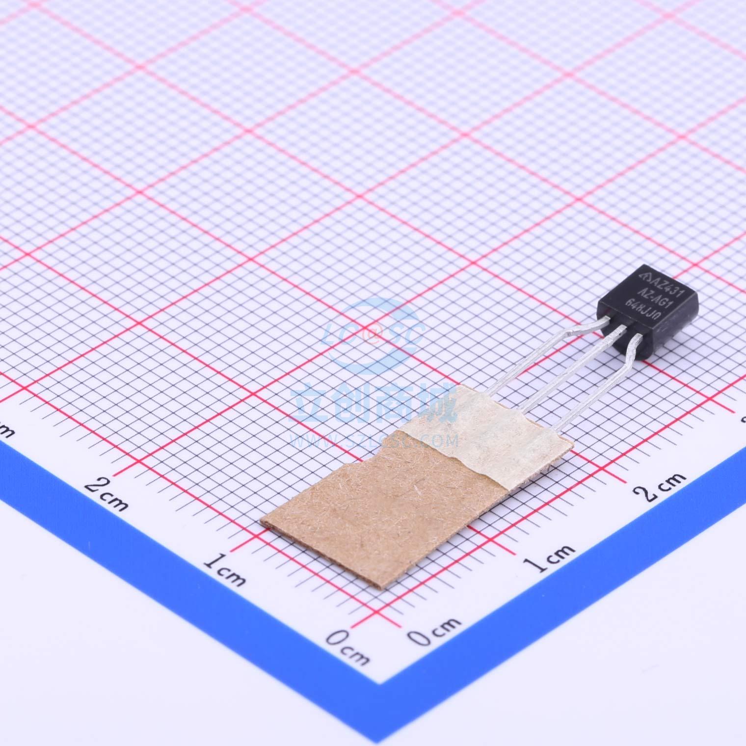 电压基准芯片 AZ431AZ-ATRG1 TO-92_Forming1 DIODES(美台)