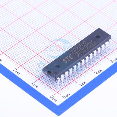 单片机(MCU/MPU/SOC) STC12C5616AD-35I-SKDIP28 DIP-28_300mil