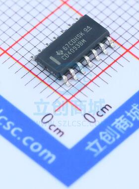 逻辑门 CD4093BM96 SOIC-14 TI全新原装进口