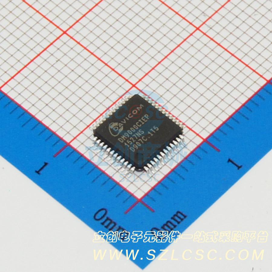 以太网芯片 DM9000CIEP LQFP-48_7x7x05P DAVICOM(联杰国际)