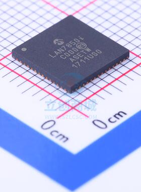以太网芯片 LAN7850T-I/8JX QFN-56(8x8) MICROCHIP(美国微芯)