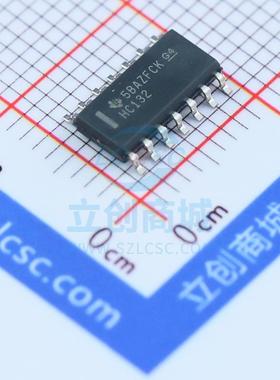 逻辑门 SN74HC132DRG4 SOIC-14_150mil TI 全新原装正品