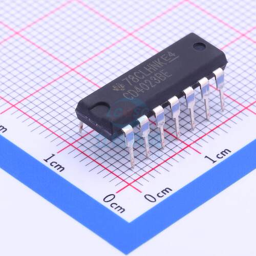 逻辑门 CD4023BE DIP-14 TI 全新原装正品