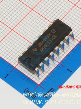 缓冲器/驱动器 AM26LS31CN DIP-16 TI 全新原装进口