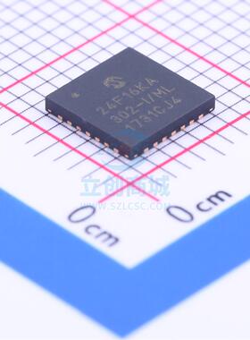 单片机(MCU/MPU/SOC) PIC24F16KA302-I/ML QFN-28 MIC 全新原装进