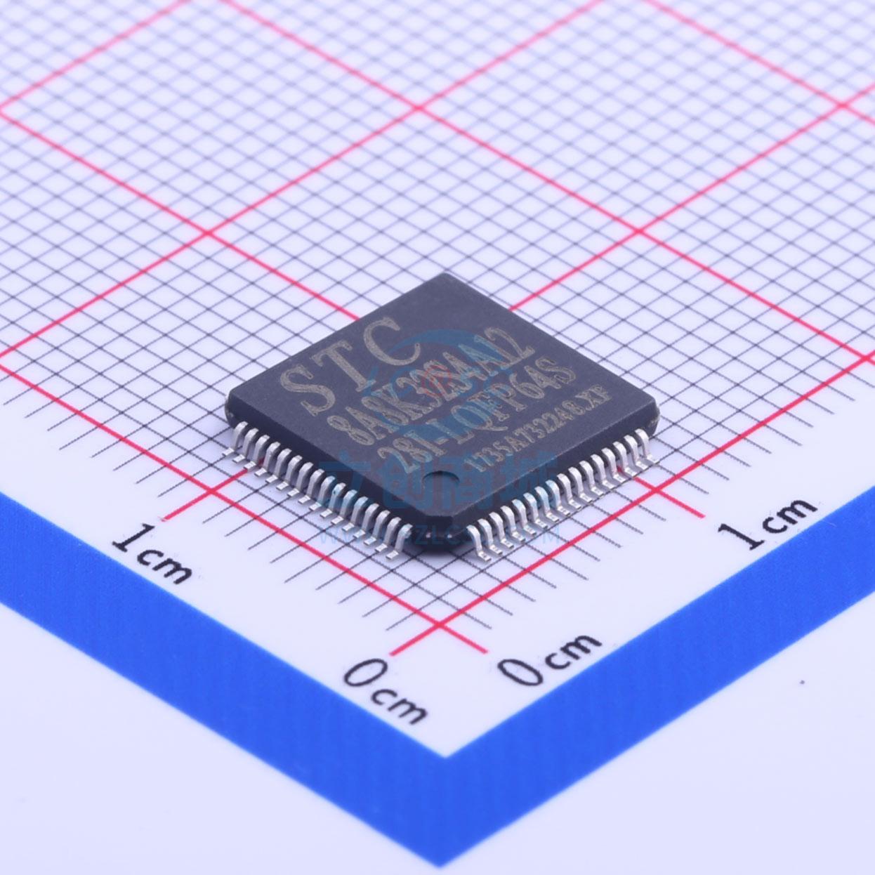 单片机(MCU/MPU/SOC) STC8A8K32S4A12LQFP-64 LQFP-64_10x10x05P