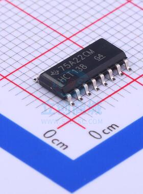 信号开关/编解码器/多路复用器 SN74HCT138DR SOIC-16 TI 全新原