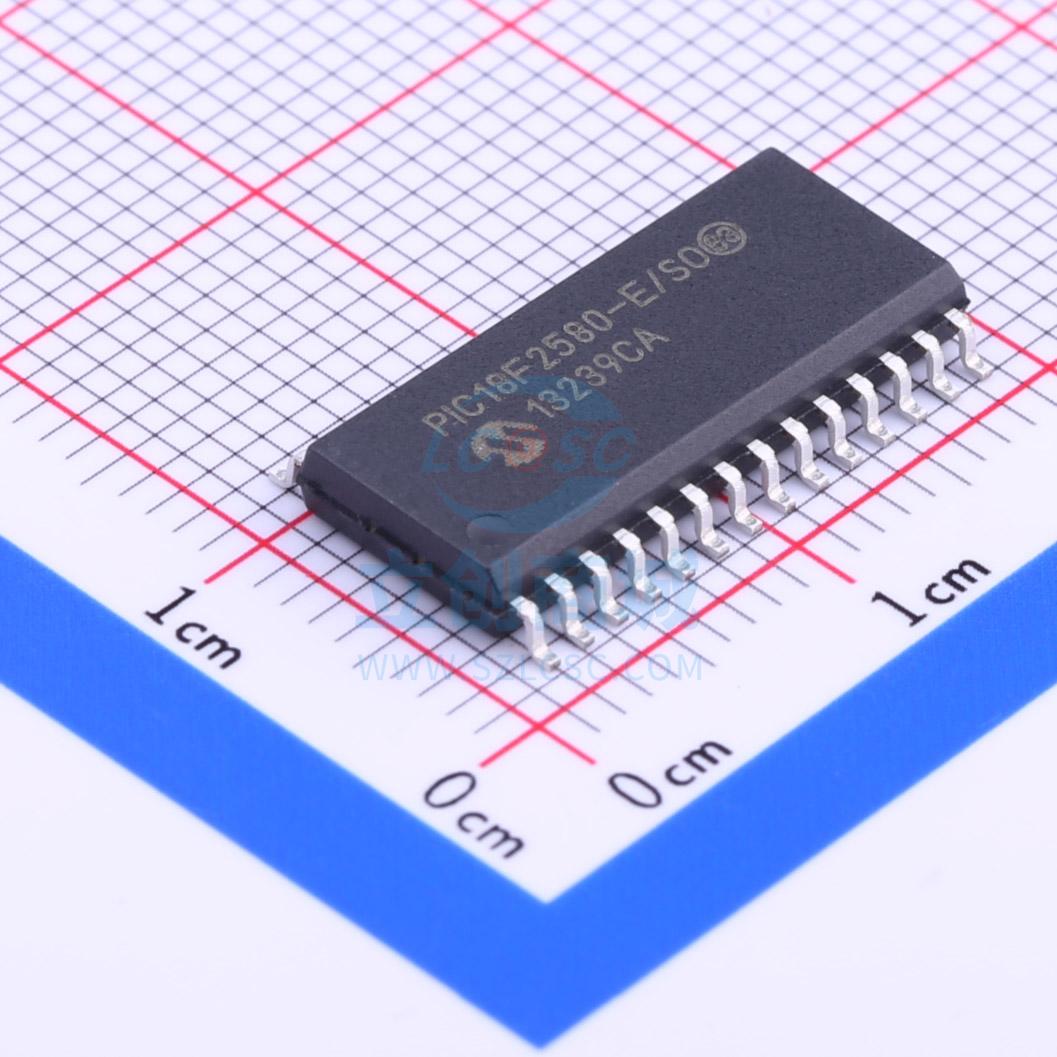 单片机(MCU/MPU/SOC) PIC18F2580-E/SO SOIC-28_300mil 全新原装