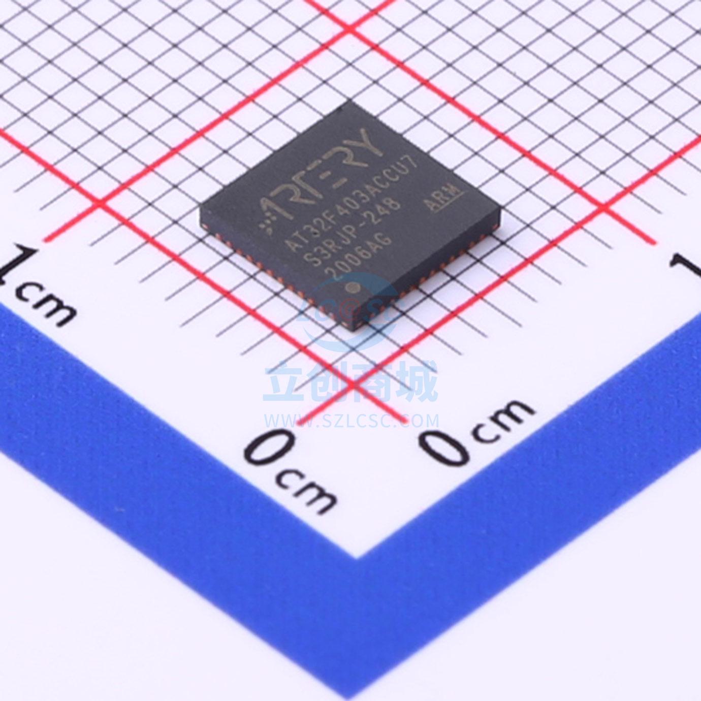 单片机(MCU/MPU/SOC) AT32F403ACCU7 QFN-48 ARTERY(雅特力)