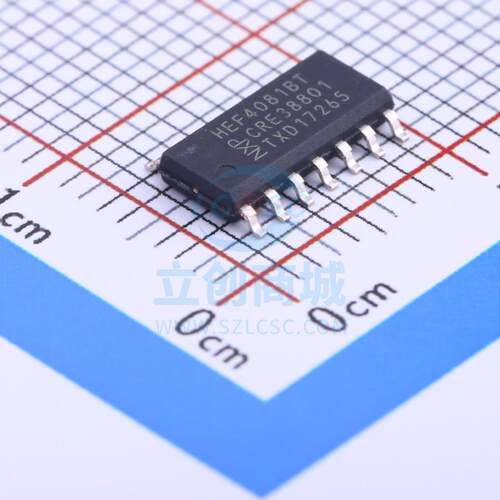 逻辑门 HEF4081BT,653 SOIC-14_150mil Nexperia 全新原装正品