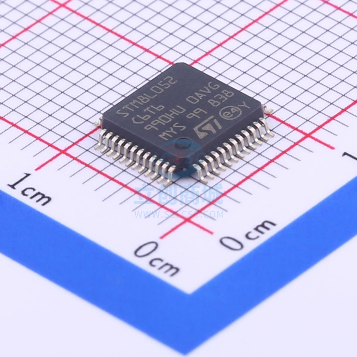单片机(MCU/MPU/SOC) STM8L052C6T6 LQFP-48_7x7x05P ST 全新原装