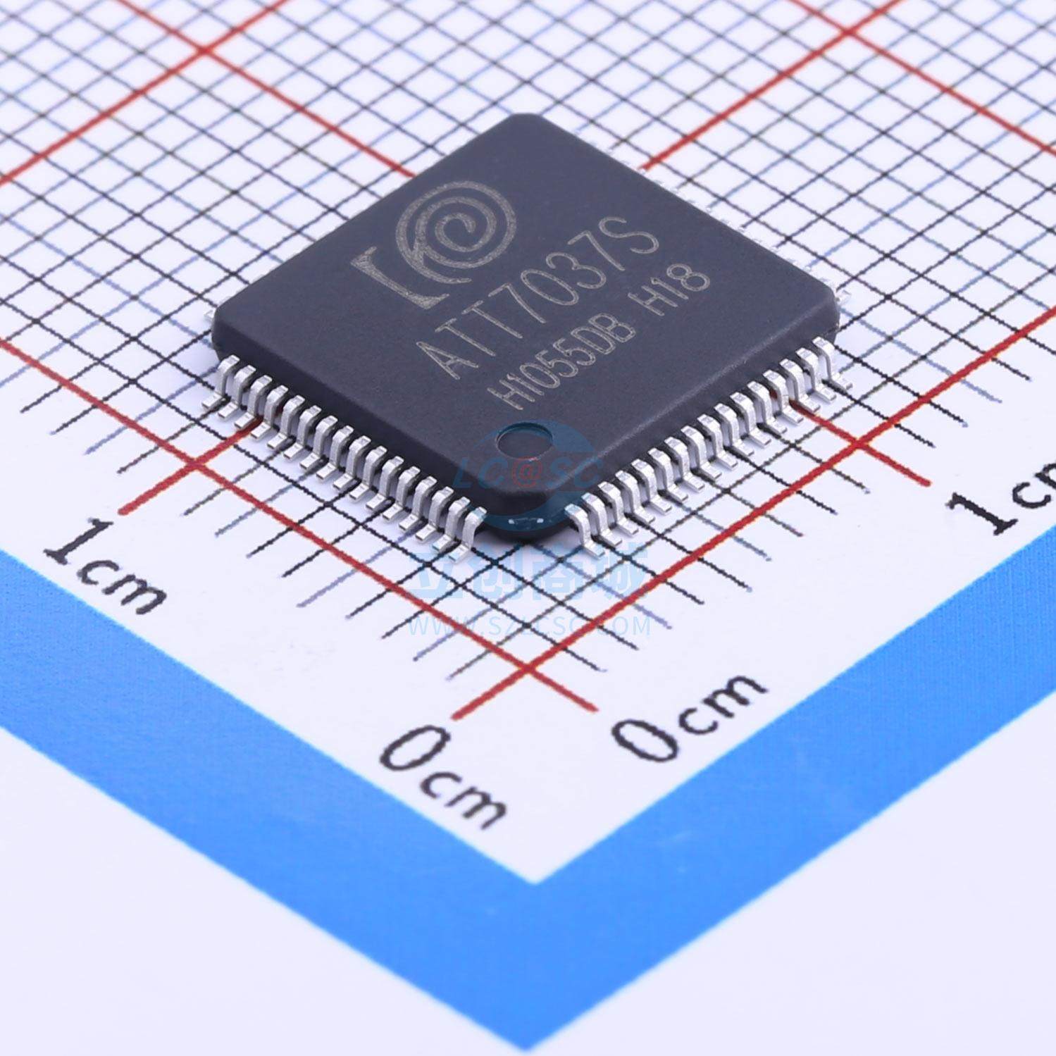 单片机(MCU/MPU/SOC) ATT7037S LQFP-64_10x10x05P 钜泉光电