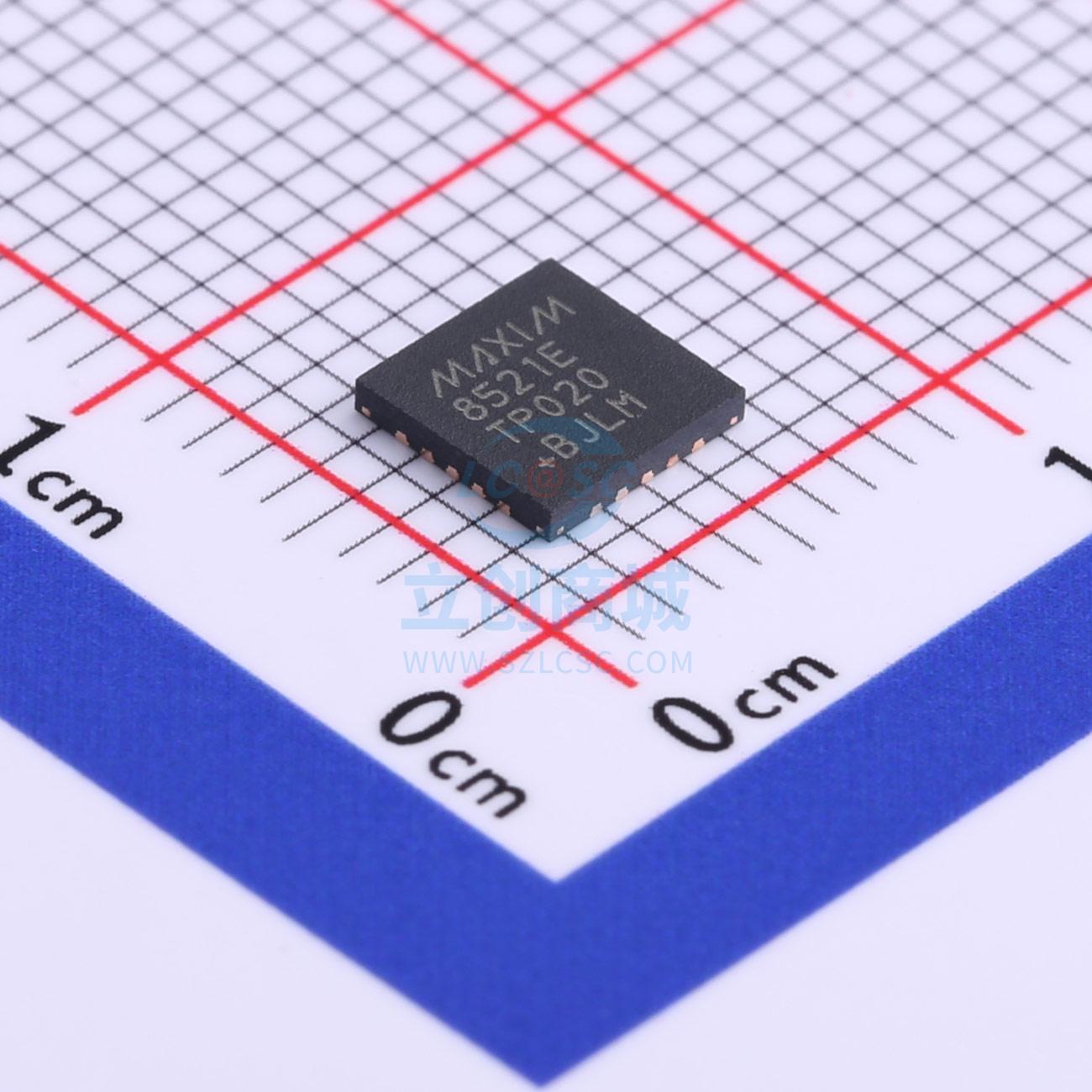 专业电源管理(PMIC) MAX8521ETP+T TQFN-20_EP 全新原装进口