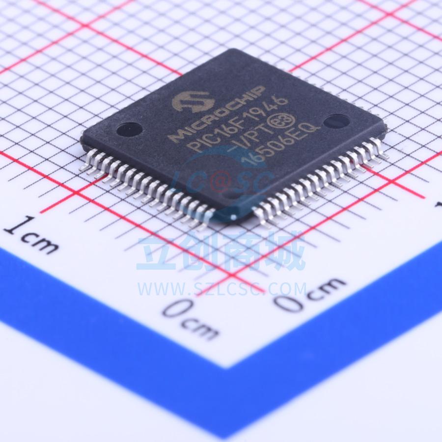 单片机(MCU/MPU/SOC) PIC16F1946-I/PT TQFP-64_10x10x05P 全新原