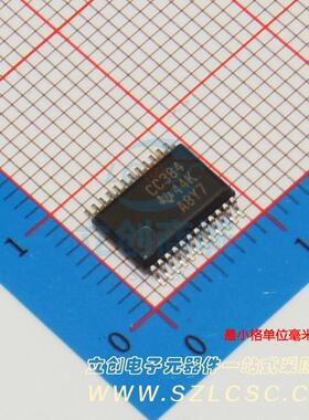 模拟开关/多路复用器 SN74CBTD3384DBR SSOP-24 TI 全新原装进口