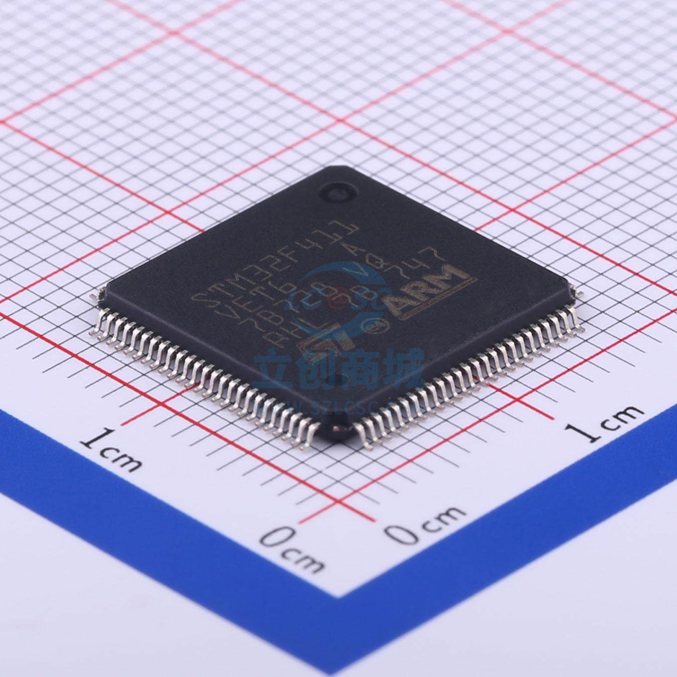 单片机(MCU/MPU/SOC) STM32F411VET6 LQFP-100 ST 全新原装进口