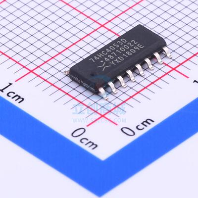 模拟开关/多路复用器 74HC4053D,653 SOIC-16_150mil 全新原装进