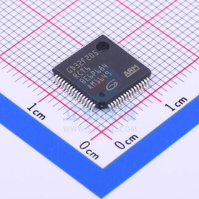 单片机(MCU/MPU/SOC) GD32F205RCT6 LQFP-64 全新原装进口