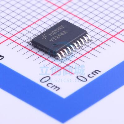 缓冲器/驱动器 74VHCT244AMTCX TSSOP-20 ON 全新原装进口