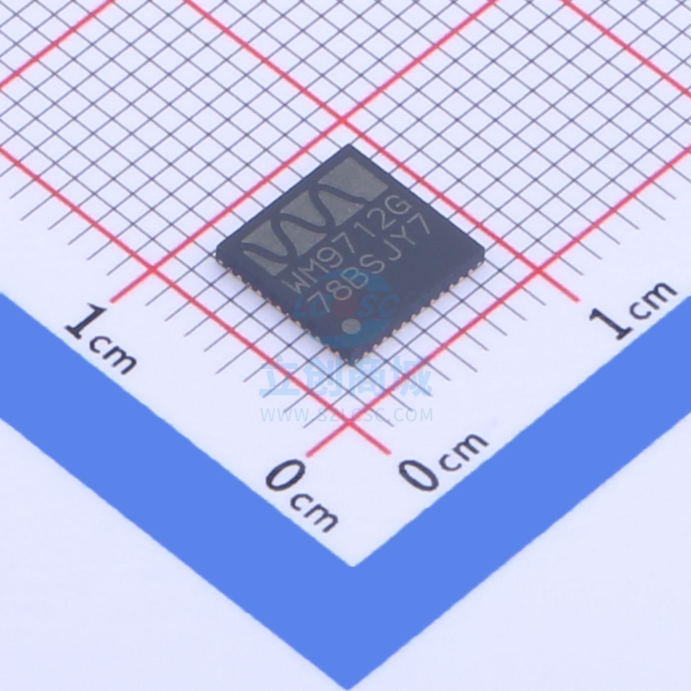 音频接口芯片 WM9712CLGEFL/RV QFN-48(7x7) 全新原装进口