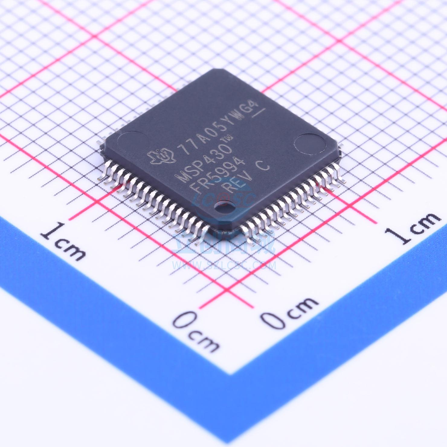 单片机(MCU/MPU/SOC) MSP430FR5994IPMR LQFP-64_10x10x05P TI 全