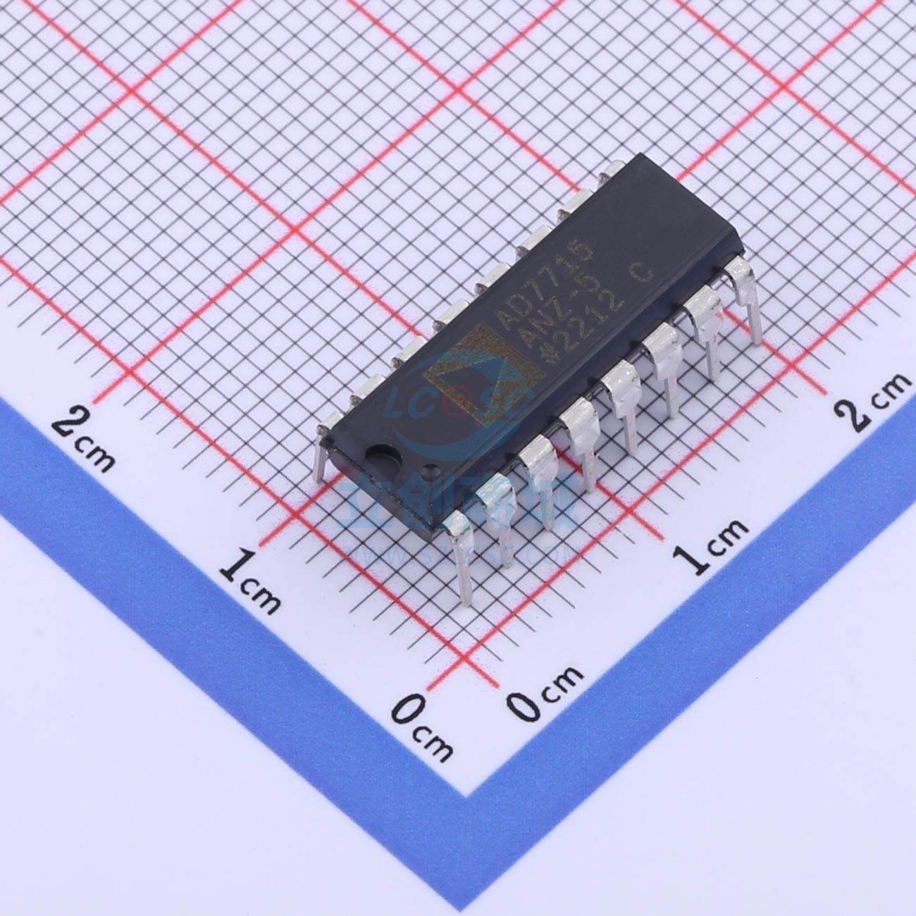 模数转换芯片ADC AD7715ANZ-5 PDIP-16 ADI 全新原装正品
