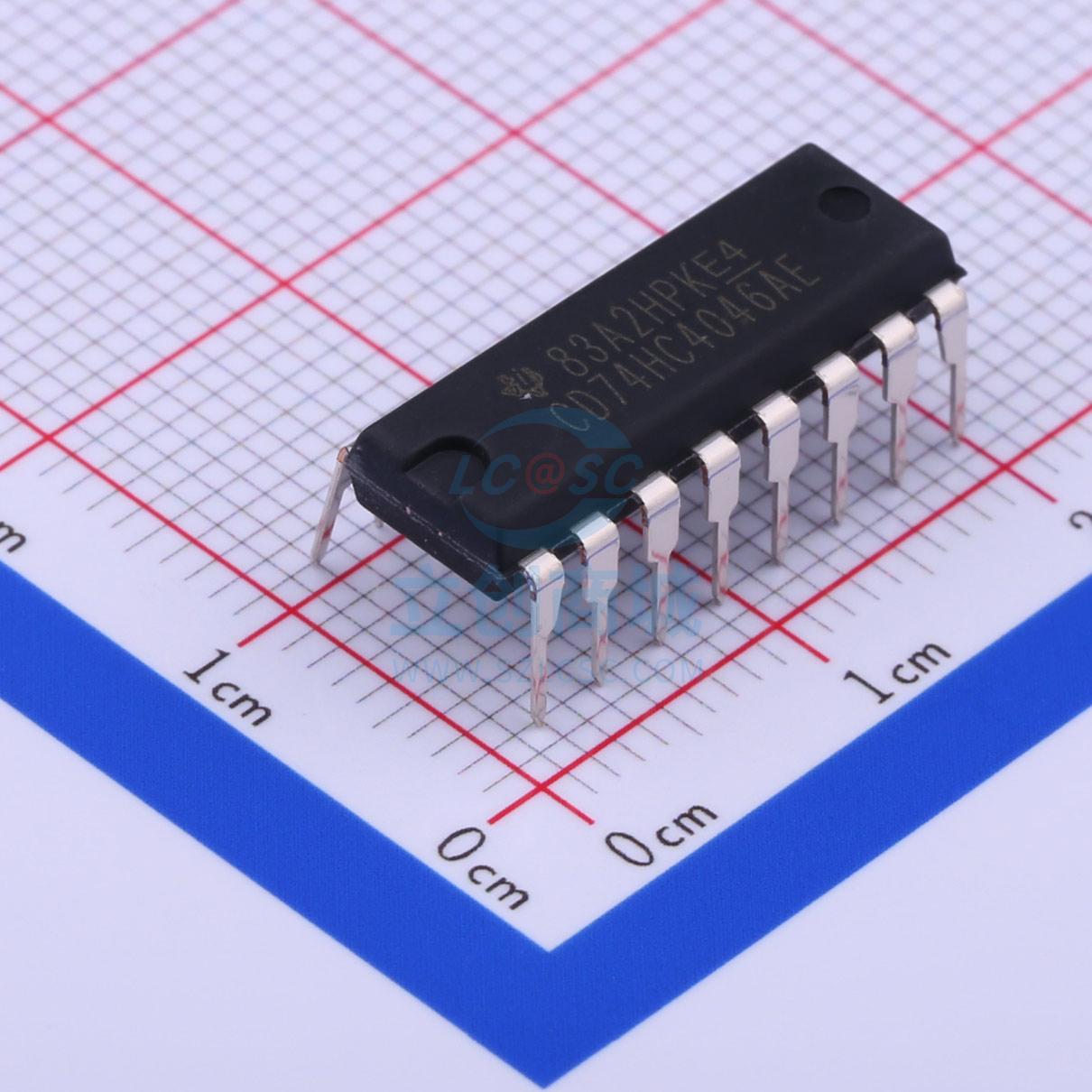 时钟发生器/频率合成器/PLL CD74HC4046AE PDIP-16 TI 全新原装进