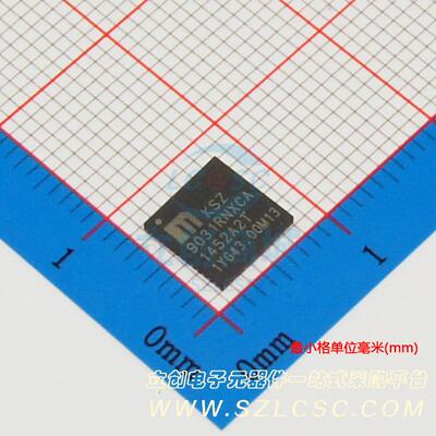 以太网芯片 KSZ9031RNXCA QFN-48_7x7x05P MIC 全新原装进口