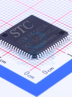 单片机(MCU/MPU/SOC) STC15W4K56S4-30I-LQFP64L LQFP-64_14x14x0