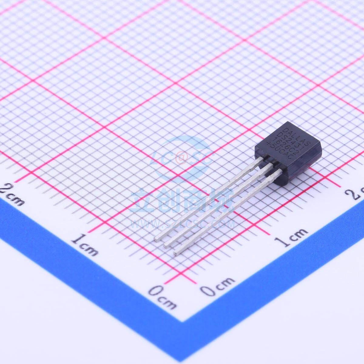 EEPROM DS2431+ TO-92-3 MAXIM 全新原装进口